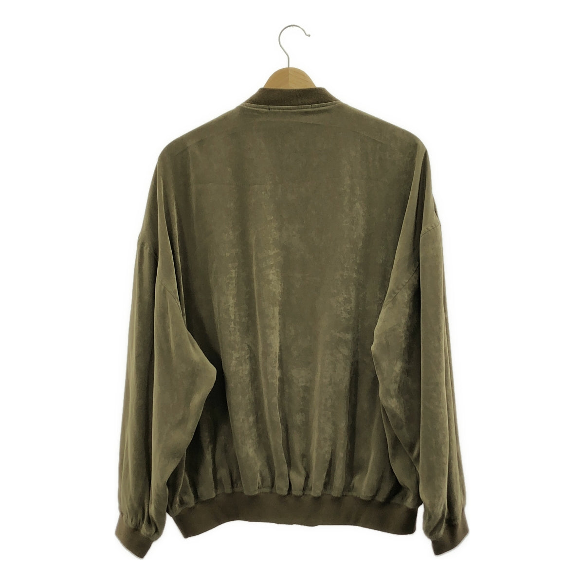 AP STUDIO / エーピーストゥディオ | 2025SS | スエードライク サテンブルゾン | F | レディース