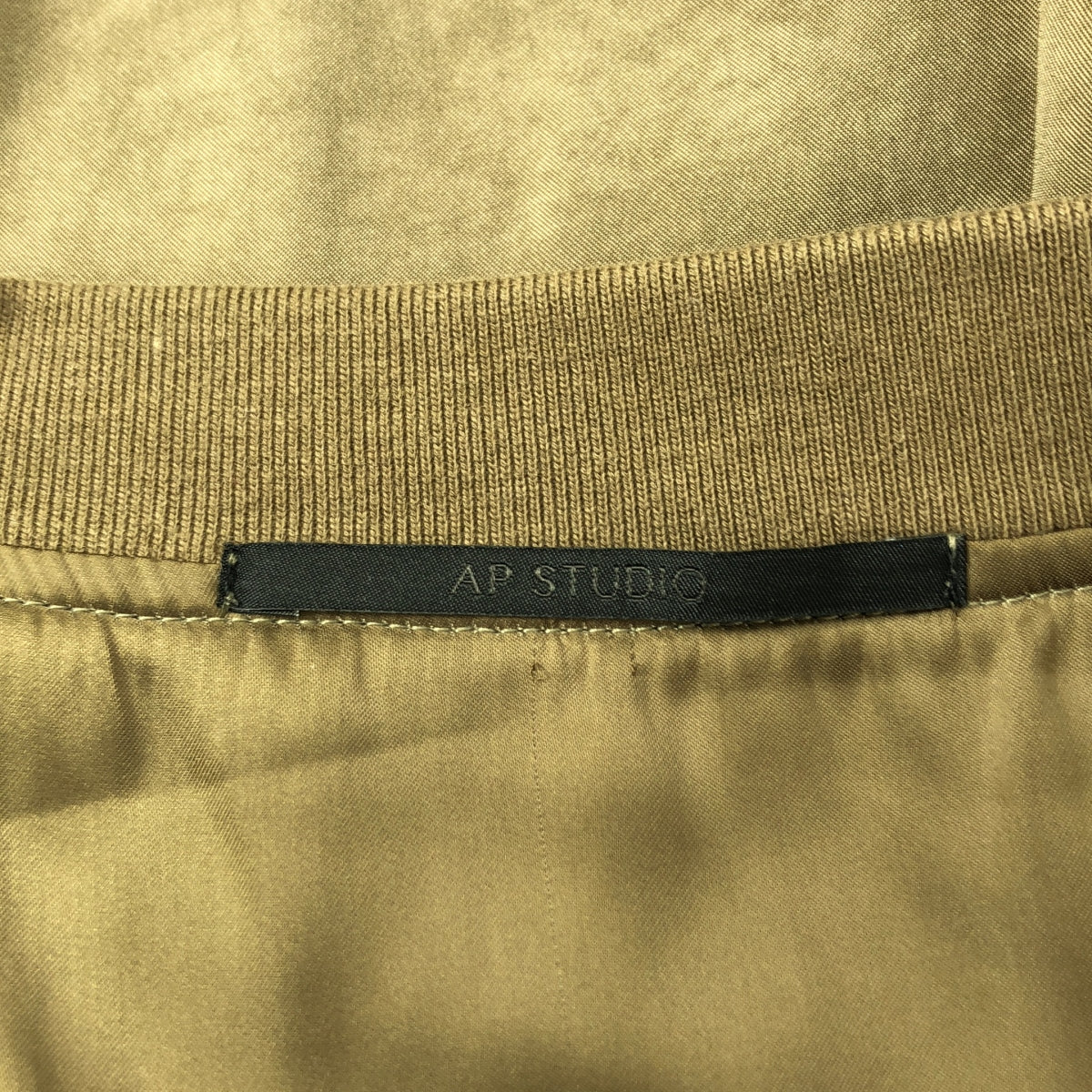 AP STUDIO / エーピーストゥディオ | 2025SS | スエードライク サテンブルゾン | F | レディース