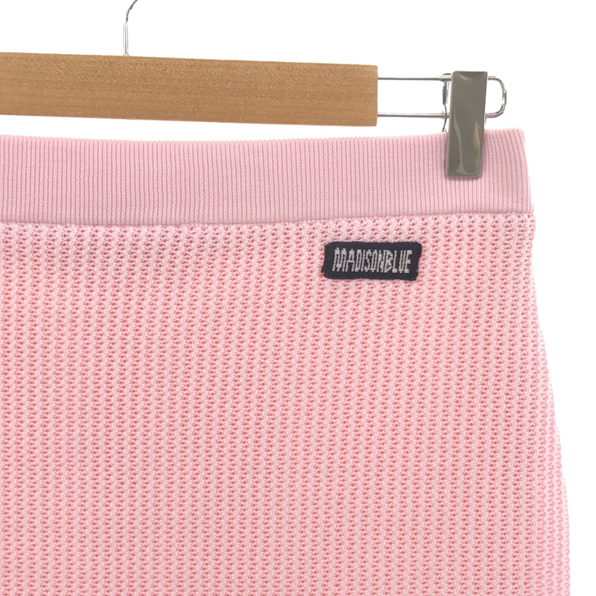 【미품】 MADISON BLUE / 매디슨 블루 | 2024SS | TIGHT SKIRT MESH 니트 롱 스커트 | 02(M) | 핑크 | 여성