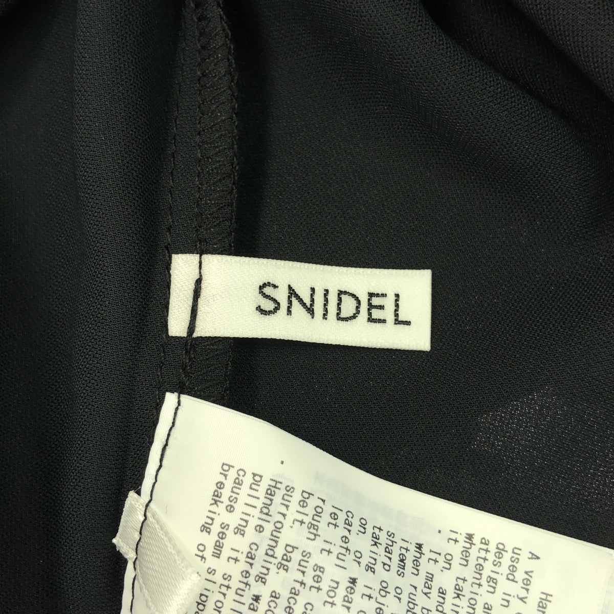 SNIDEL / 스나이델 | 리본 모티브 블라우스 오프 숄더 | F | 블랙 | 여성