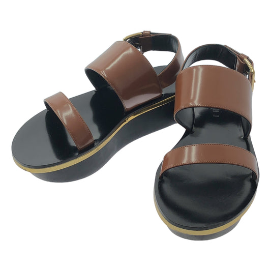 MARNI |皮革厚底涼鞋 |尺寸 37 |女性的