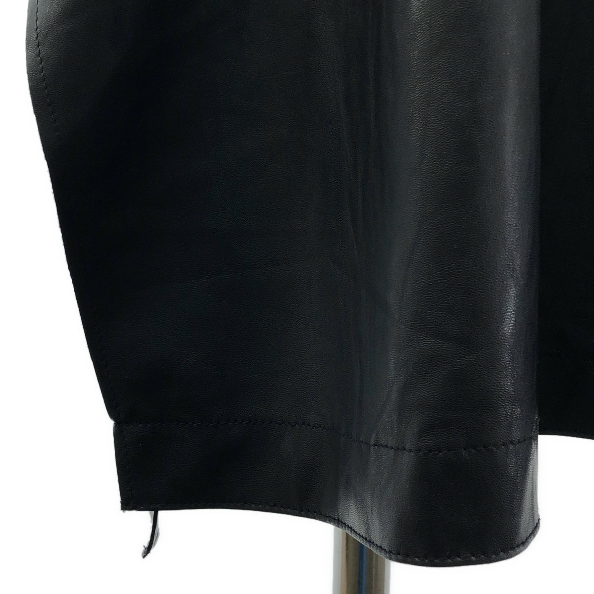 MM6 Maison Margiela / 엠엠 식스 메종 마르젤라 | 2021AW | 오픈 어깨 가짜 가죽 원피스 | S | 여성