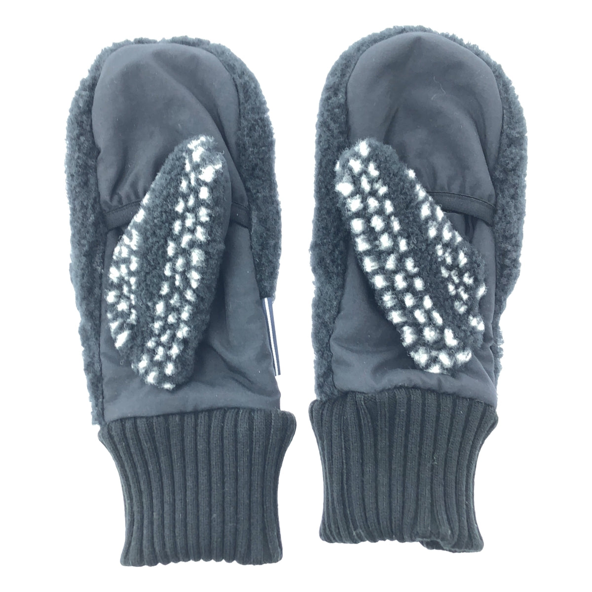 DESCENDANT / ディセンダント | 2024AW | ×HELLY HANSEN / ヘリーハンセン MTTN MITTEN FIBERPILE HH x DCDT  ミトン グローブ 手袋 | S | ブラック / ホワイト