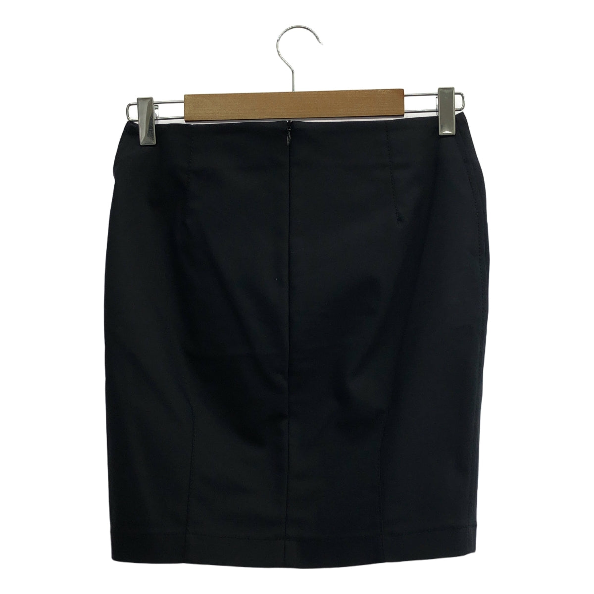 THE ROW / 자로우 | 스트레치 백 Zip 스커트 | 2 | 블랙 | 여성