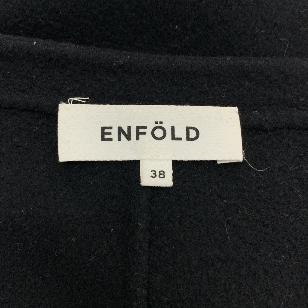 ENFOLD | Wool River 無領大衣 | 38 碼 | 女款