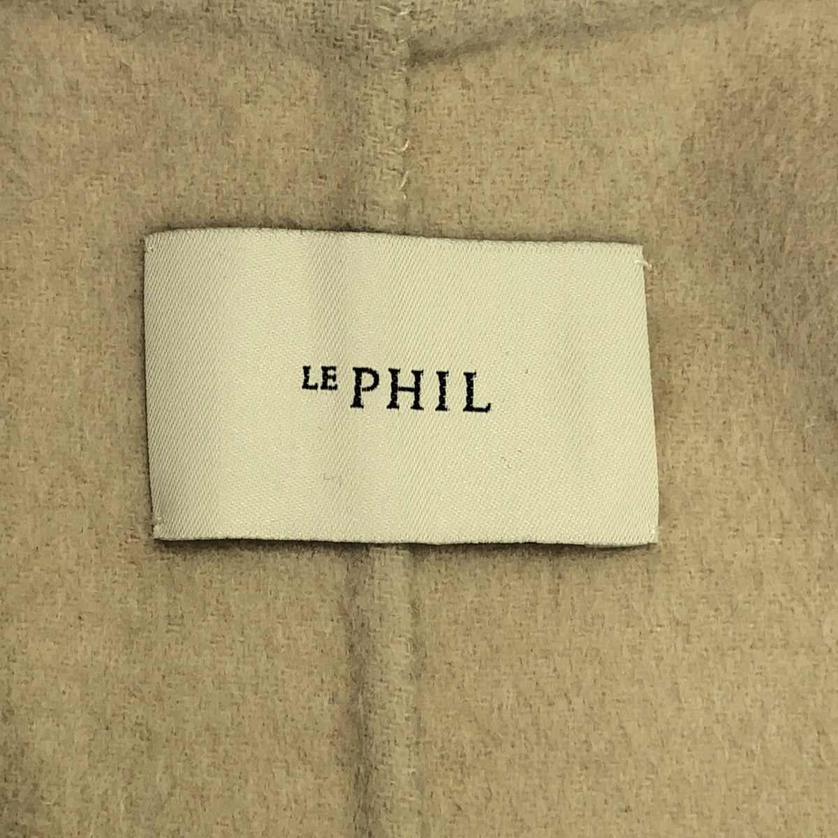 LE PHIL / ルフィル | ライトリバー ショートコート | F | ベージュ | レディース