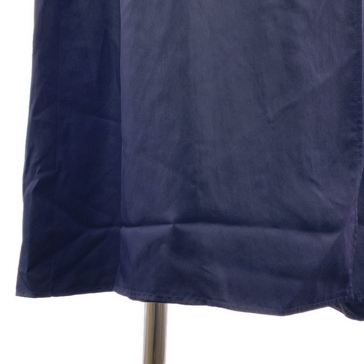 【美品】  CELINE / セリーヌ | フィービー期 / シルク混 トレンチコート | 36 | ネイビー | レディース