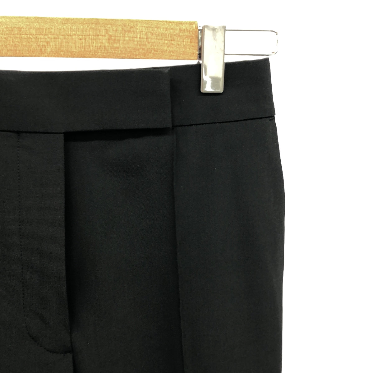 CYCLAS / Cyclas | Center pleated tapered pants | 34 | Black | Women's