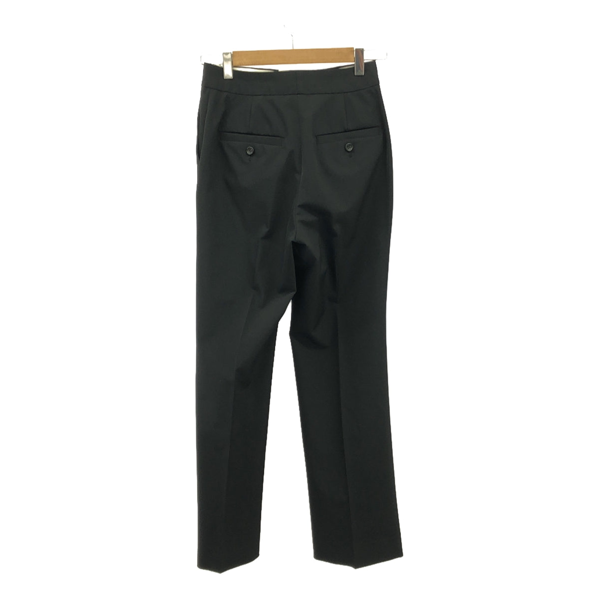 CYCLAS / Cyclas | Center pleated tapered pants | 34 | Black | Women's