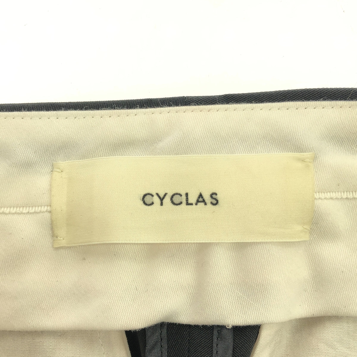 CYCLAS / Cyclas | Center pleated tapered pants | 34 | Black | Women's