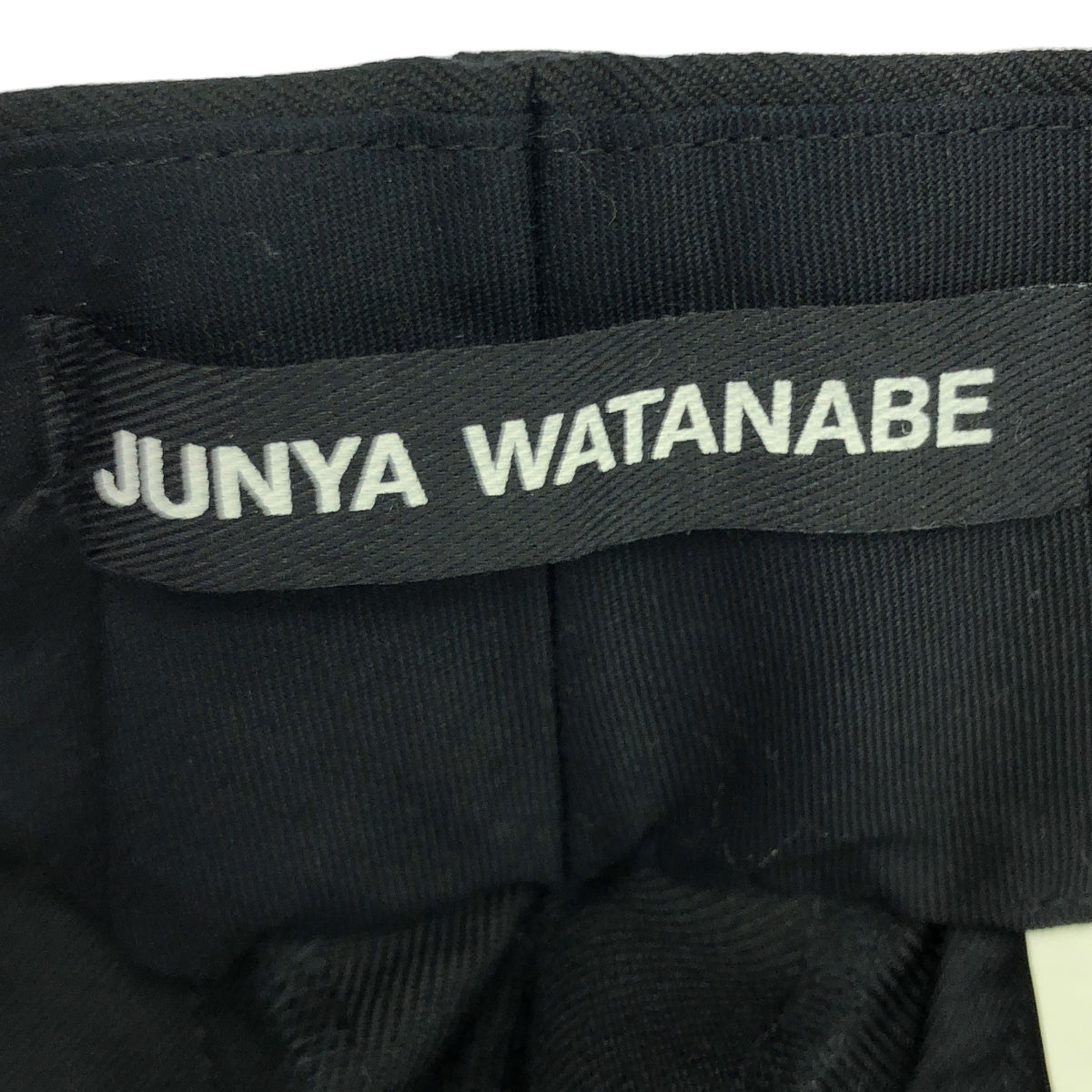 【美品】  JUNYA WATANABE / ジュンヤワタナベ | 2022AW | ウール サイドライン ロールアップ パンツ | S | ブラック | レディース
