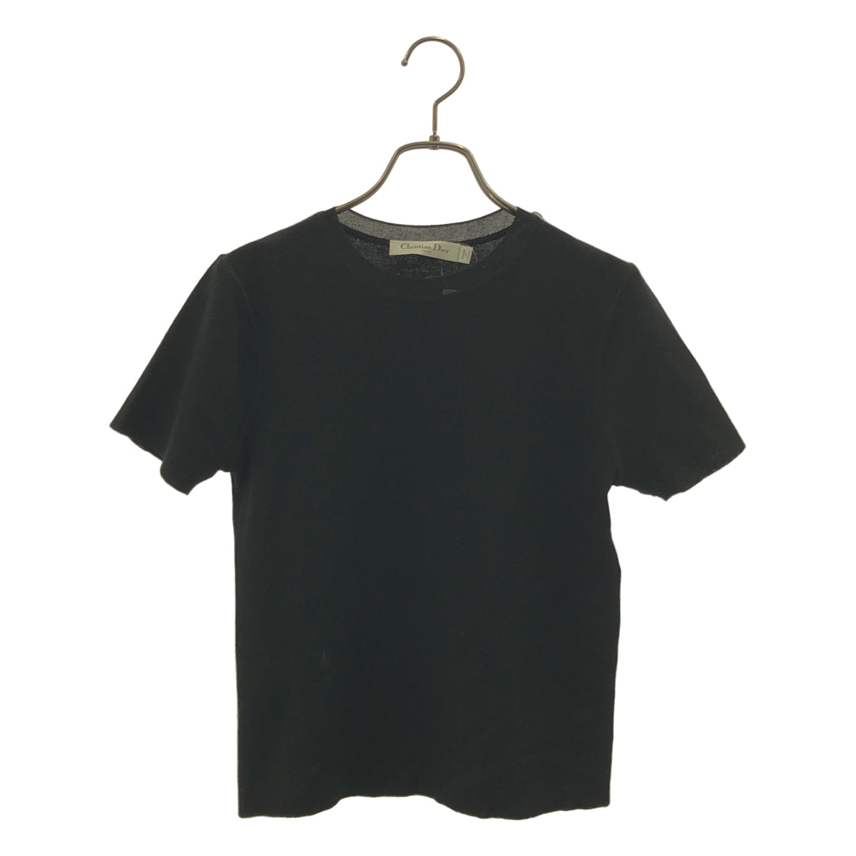 Christian Dior / 迪奧 | BEE 100% 喀什米爾羊絨圓領短袖針織衫 | 36 | 女士