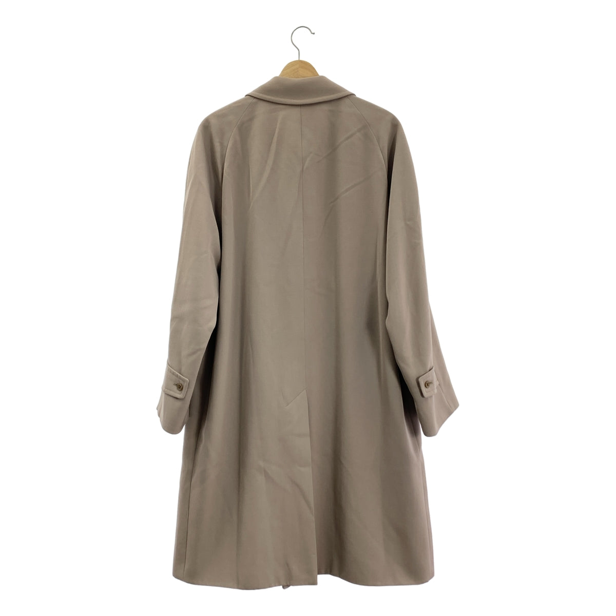 AQUASCUTUM / アクアスキュータム | 1970s | Vintage Showerproof Pure Worsted / ヴィンテージ フライフロント ステンカラー オーバーコート / 総裏地 | 40 | メンズ