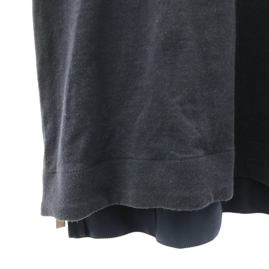 sacai / サカイ | LIIFE / スタッズ 装飾 サイドロゴジップ クルーネック Tシャツ カットソー | 2 | レディース