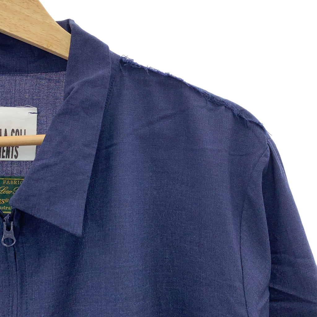 GABRIELA COLL GARMENTS / 가브리엘라 콜 가멘츠 | 2024SS | No.273 Loro Piana Zip Shirt 로로피아나 지퍼 셔츠 | 2 | 네이비 |