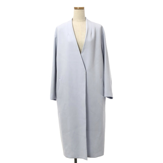 BEAUTY&amp;YOUTH | Double Cross Collarless Coat | S | Light Blue | Women's