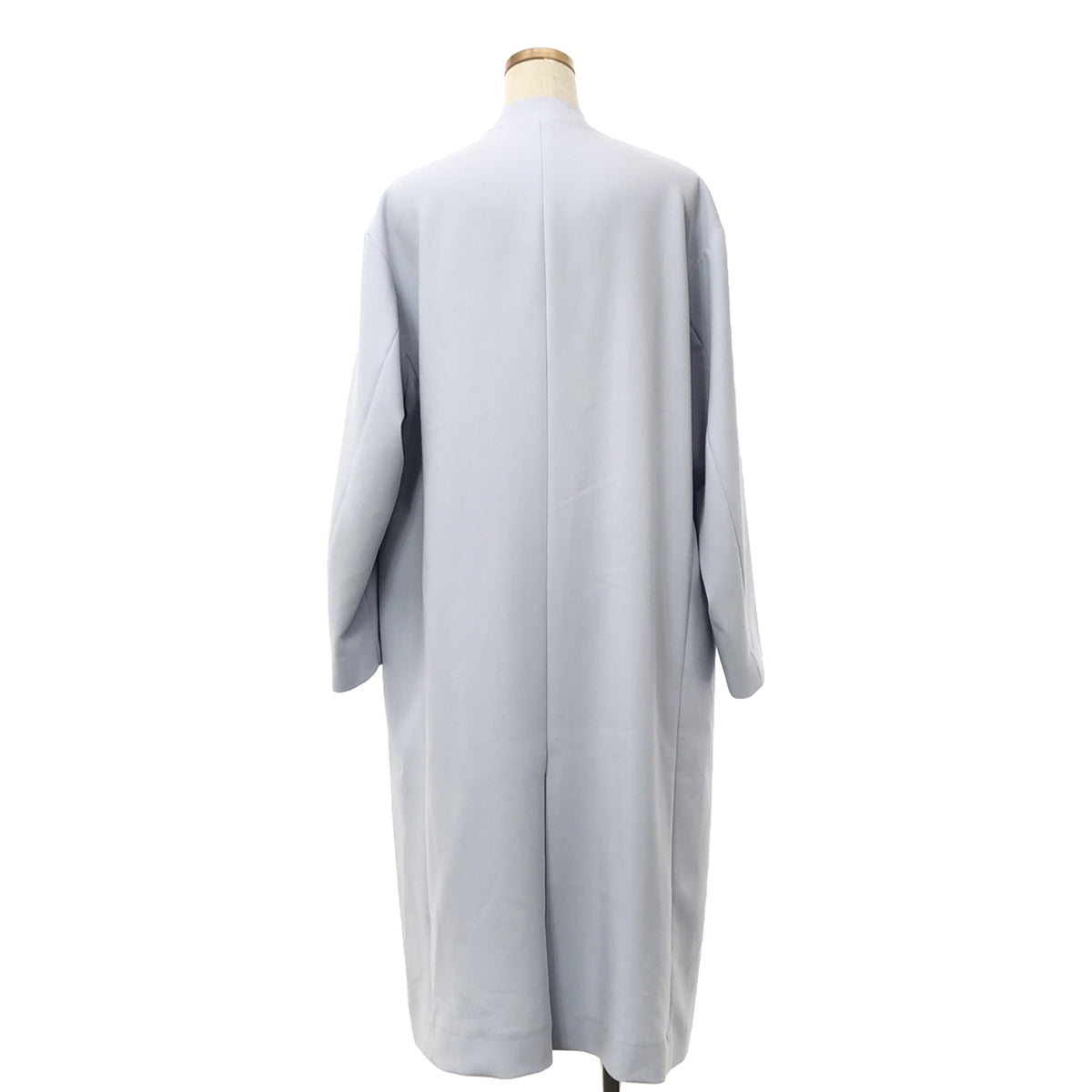 BEAUTY &amp; YOUTH / 뷰티 앤 유스 | 더블 크로스 컬러리스 코트 | S | 라이트 블루 | 여성