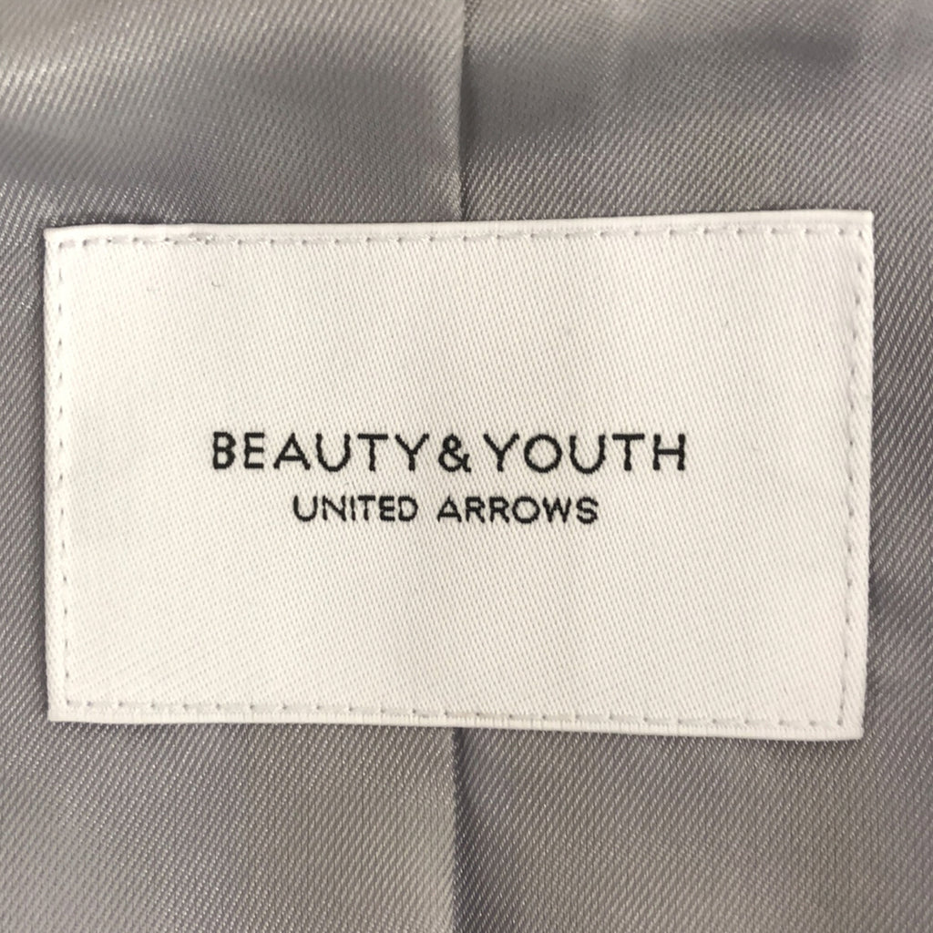 BEAUTY&YOUTH / ビューティーアンドユース | ダブルクロス カラーレスコート | S | ライトブルー | レディース