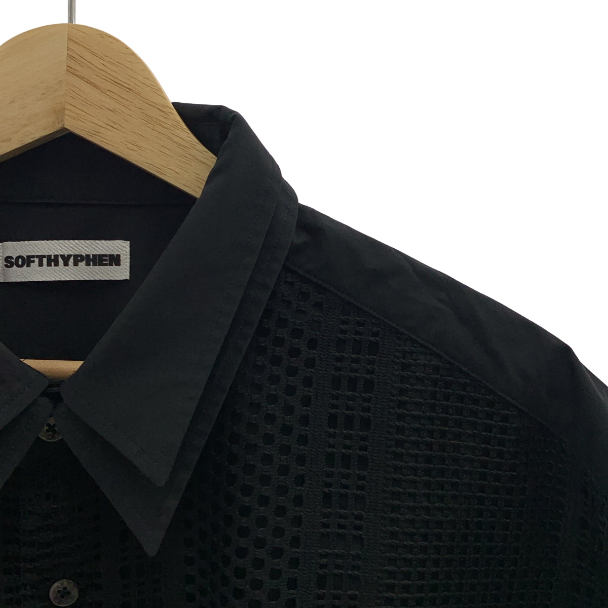 SOFTHYPHEN | 網眼對接多層領短袖襯衫 | 尺寸 02 | 男款