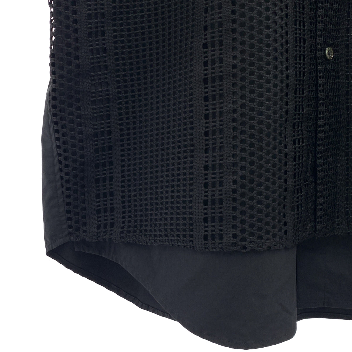 SOFTHYPHEN | 網眼對接多層領短袖襯衫 | 尺寸 02 | 男款