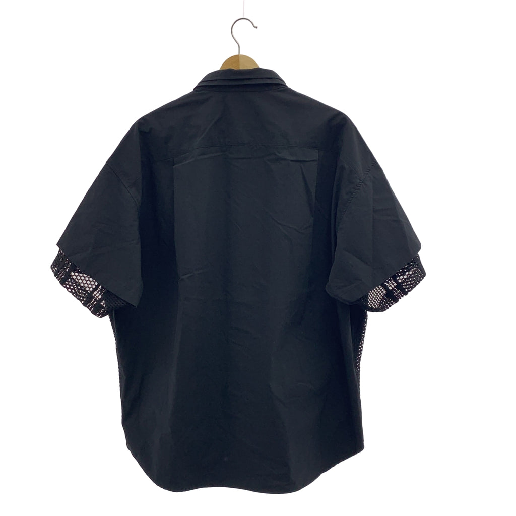 SOFTHYPHEN | 網眼對接多層領短袖襯衫 | 尺寸 02 | 男款