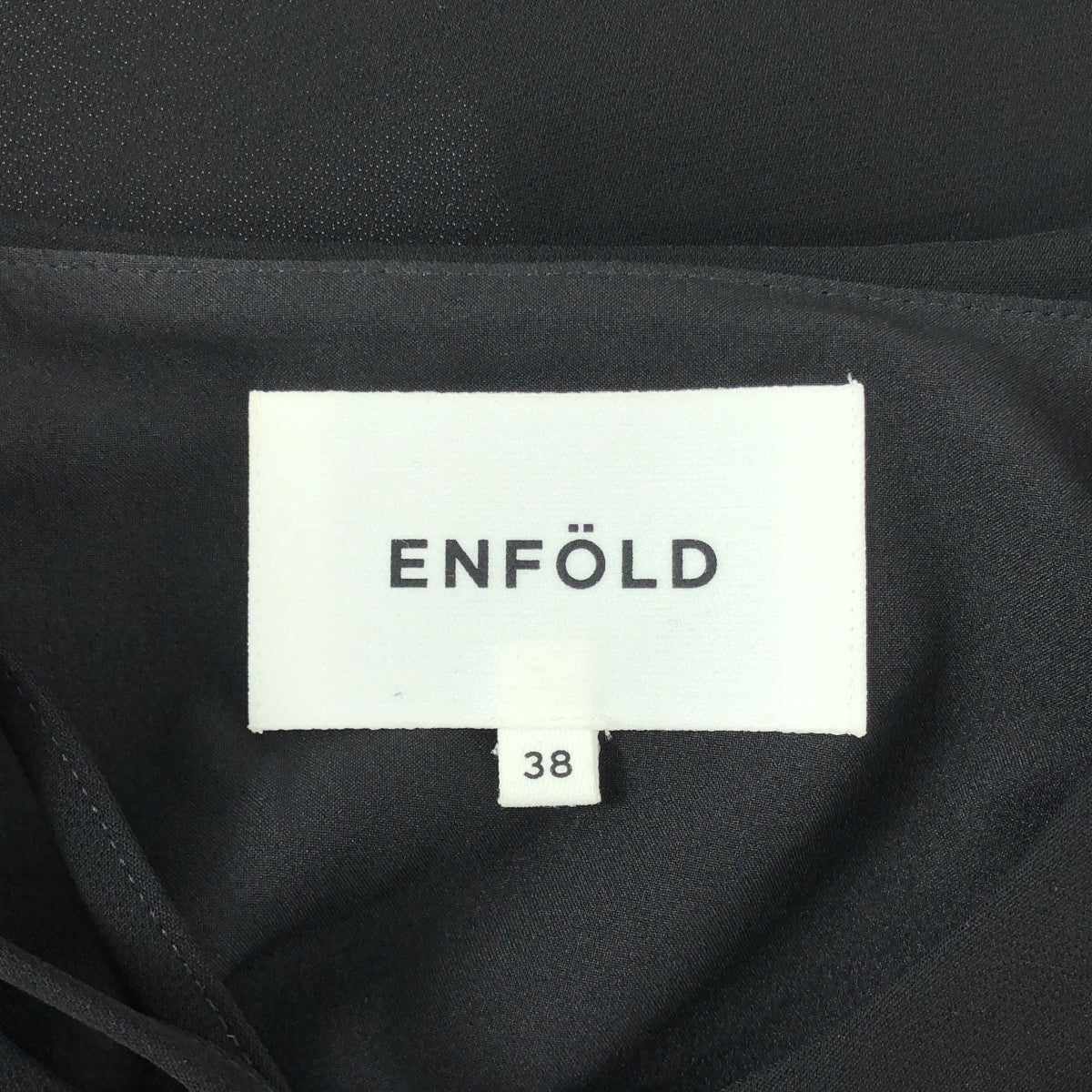 [狀況極佳] ENFOLD 圓領背心 | 38碼 | 黑色 | 女款