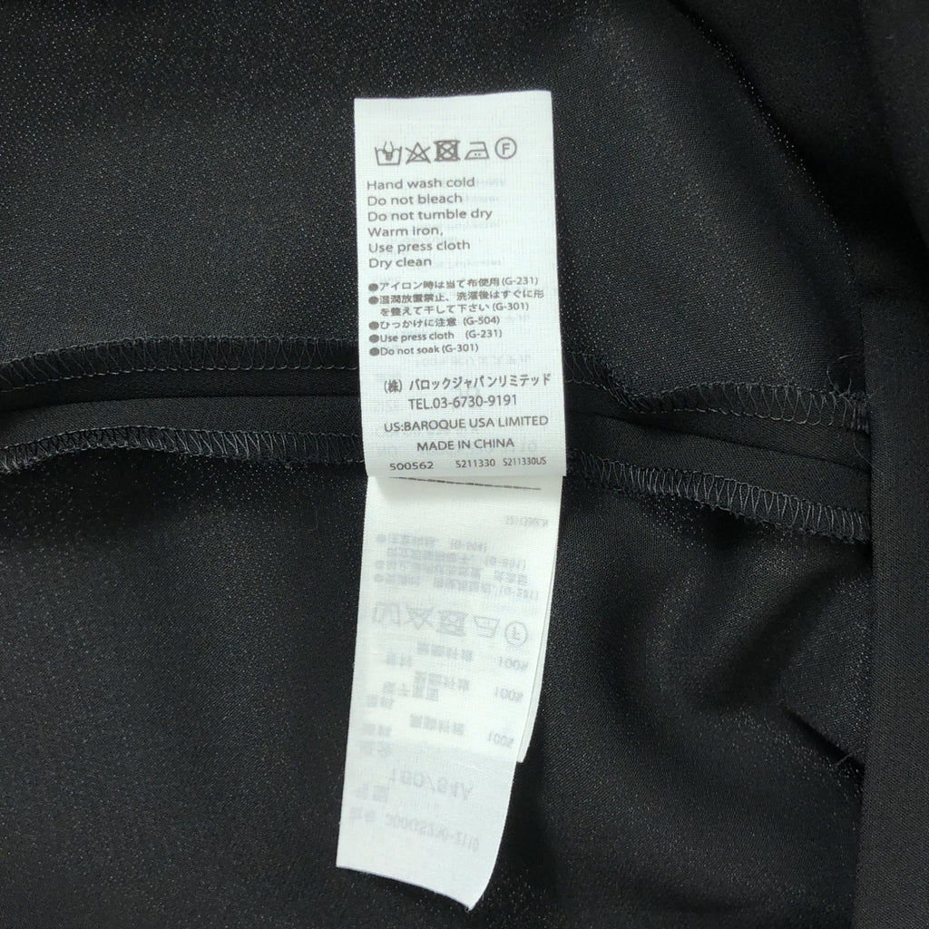 【美品】  ENFOLD / エンフォルド | ROUND－COLLAR VEST ラウンドカラー ベスト | 38 | ブラック | レディース