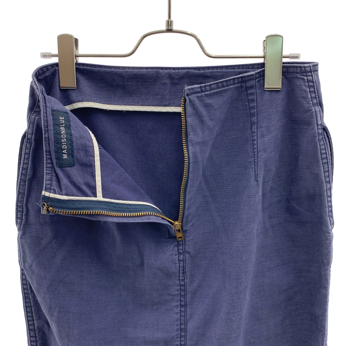 MADISON BLUE / マディソンブルー | バックサテン タイト ロングスカート | 2 | レディース