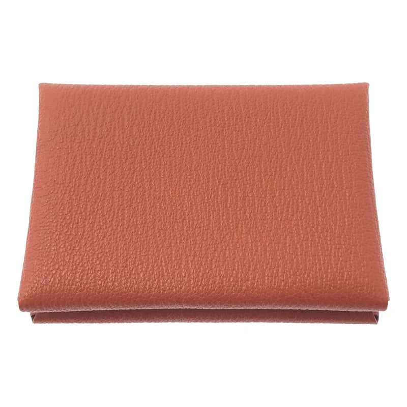 HERMES / エルメス | カルヴィ デュオ ヴォーエプソン レザー コインケース 財布 |