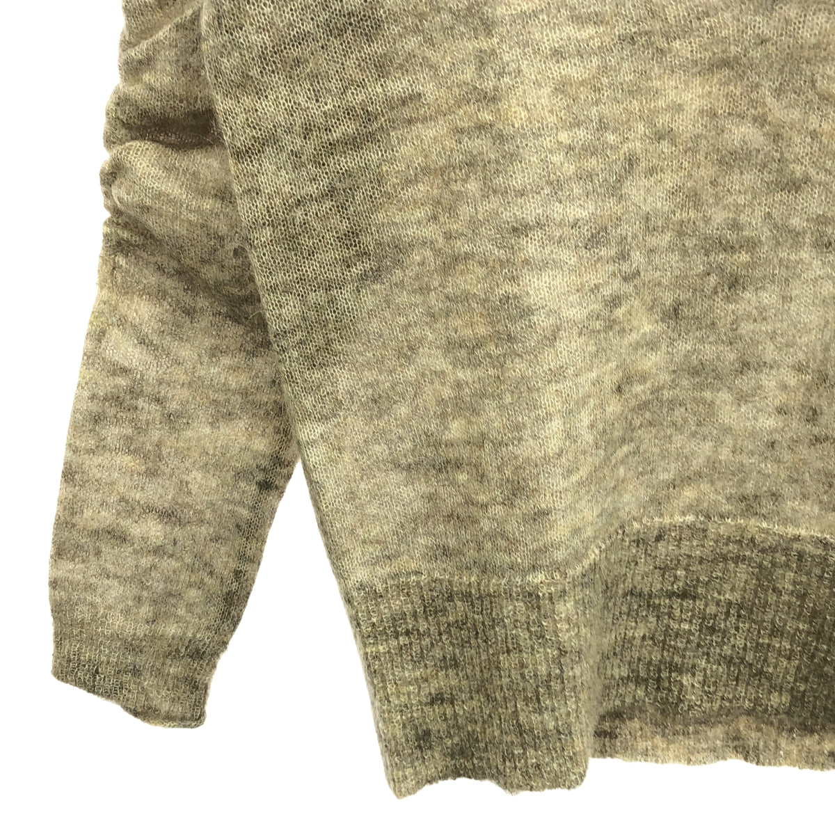 [Good Condition] BEIGE, / Beige | Mohair Blend V-neck Knit | 4 | Greige | Women's