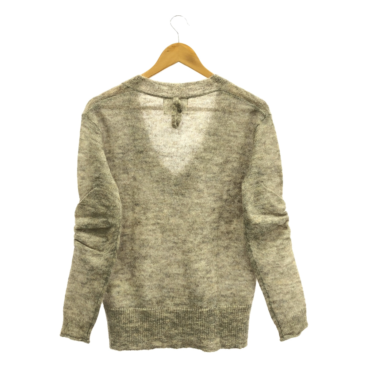 [Good Condition] BEIGE, / Beige | Mohair Blend V-neck Knit | 4 | Greige | Women's