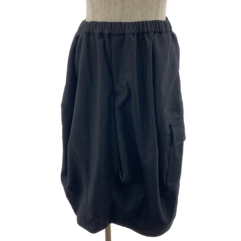 BLACK COMME des GARCONS / ブラックコムデギャルソン | 2025AW | ウール 変形 ドローストリング カーゴ ワイドパンツ | M | メンズ