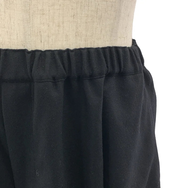 BLACK COMME des GARCONS / ブラックコムデギャルソン | 2025AW | ウール 変形 ドローストリング カーゴ ワイドパンツ | M | メンズ