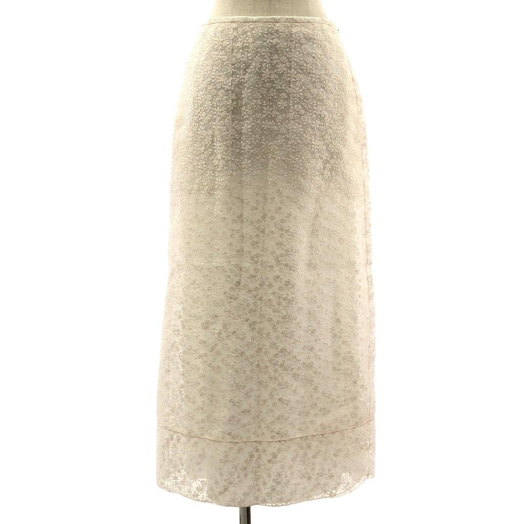 BLAMINK / ブラミンク | 2024SS | フラワープリント タイト スカート | 36 | ライトピンク | レディース