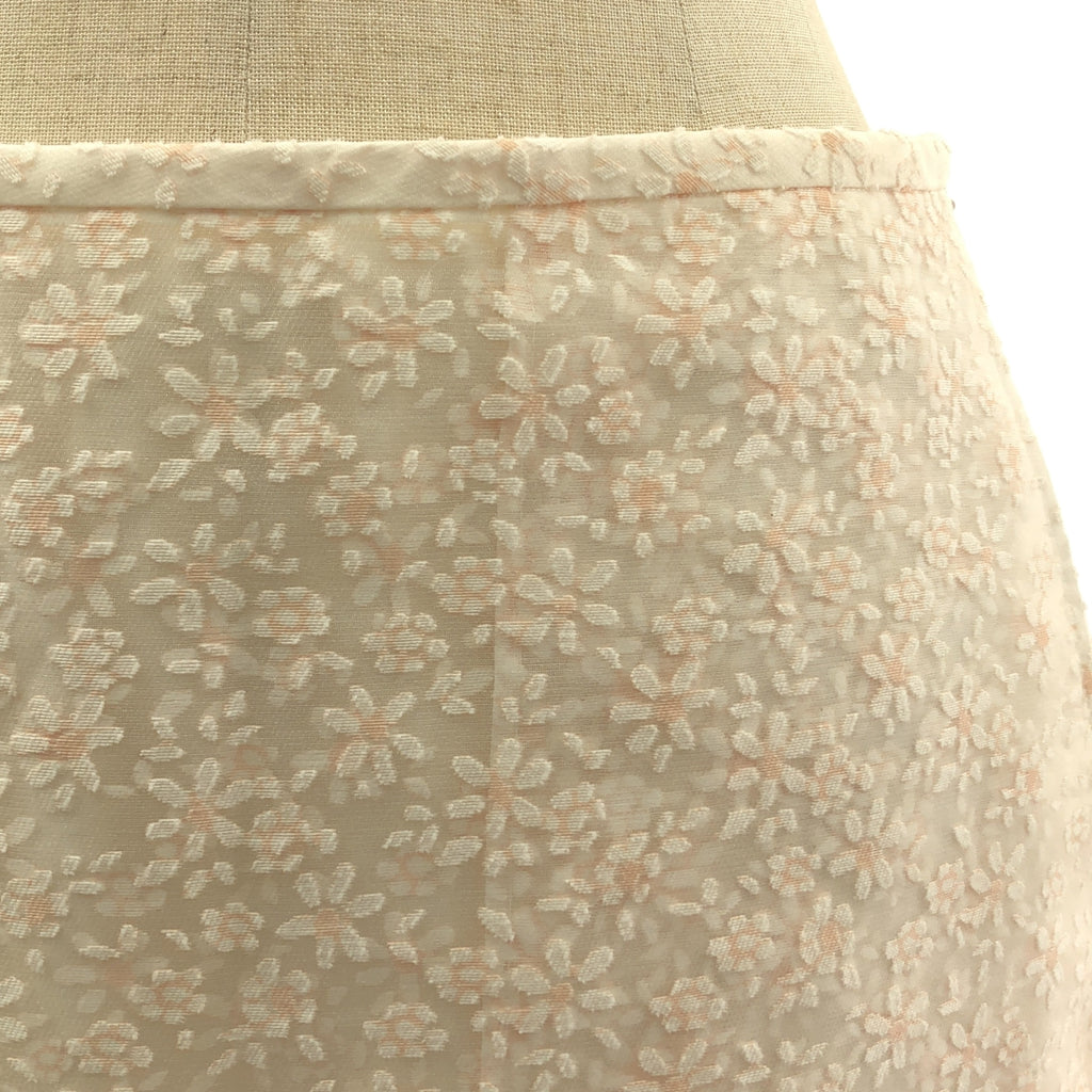 BLAMINK / ブラミンク | 2024SS | フラワープリント タイト スカート | 36 | ライトピンク | レディース