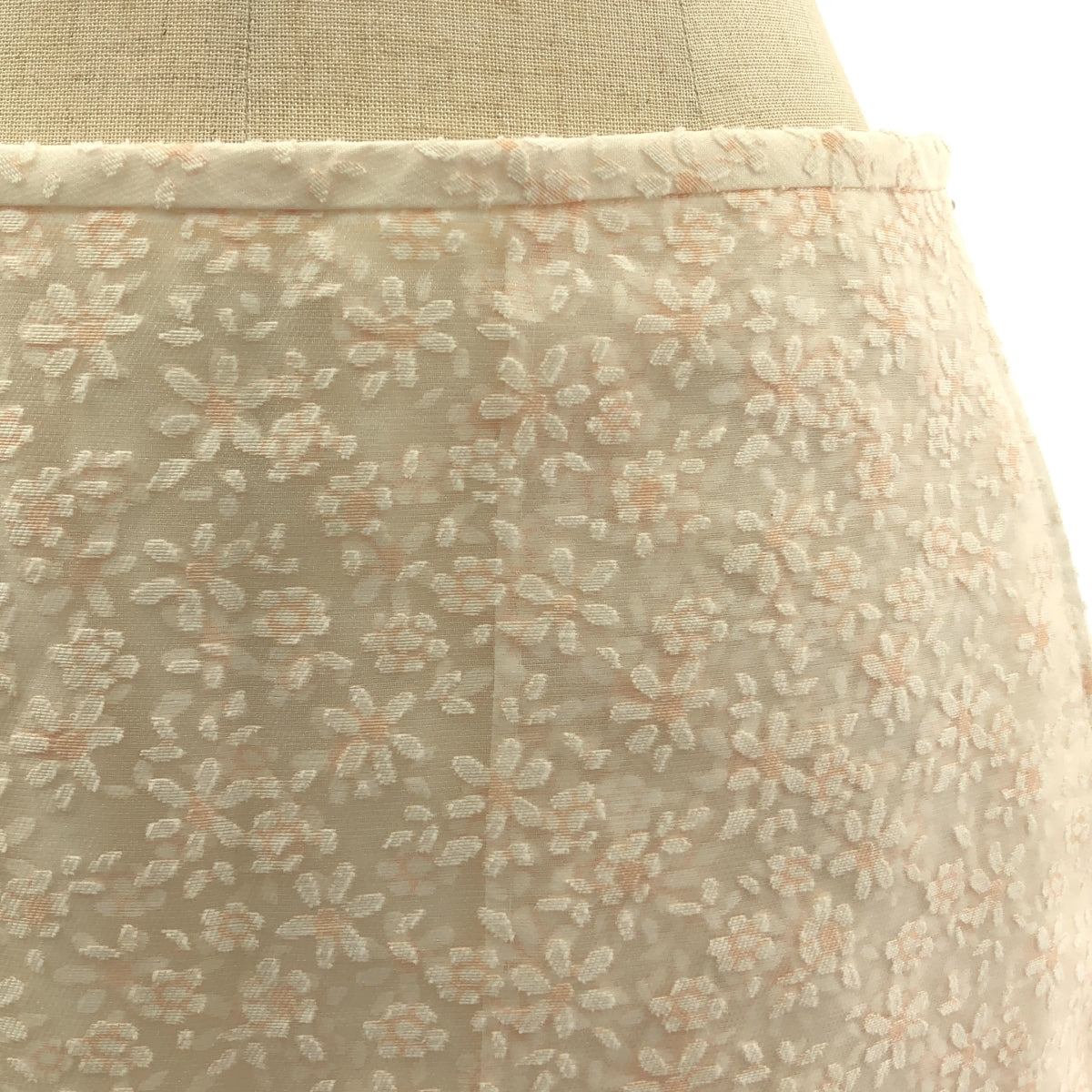 BLAMINK / ブラミンク | 2024SS | フラワープリント タイト スカート | 36 | ライトピンク | レディース