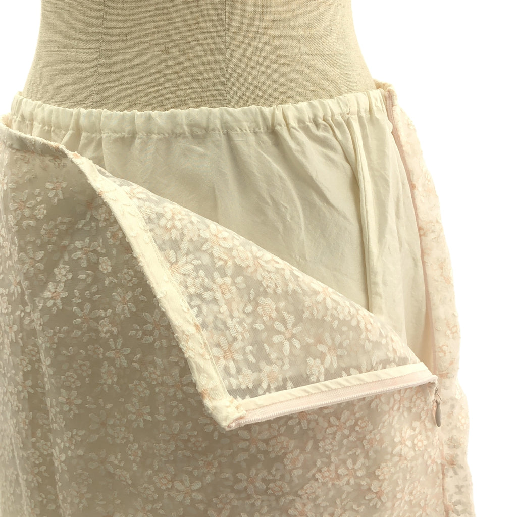 BLAMINK / ブラミンク | 2024SS | フラワープリント タイト スカート | 36 | ライトピンク | レディース