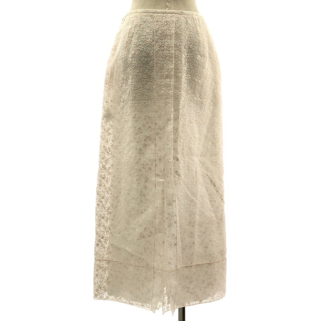 BLAMINK / ブラミンク | 2024SS | フラワープリント タイト スカート | 36 | ライトピンク | レディース