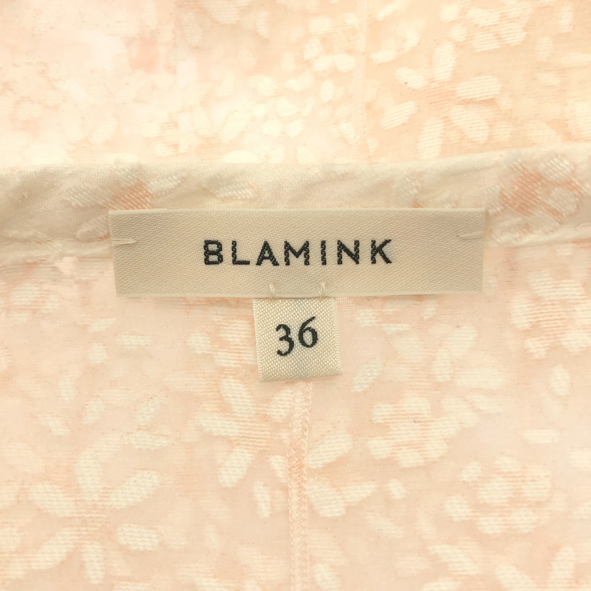 BLAMINK / ブラミンク | 2024SS | フラワープリント タイト スカート | 36 | ライトピンク | レディース