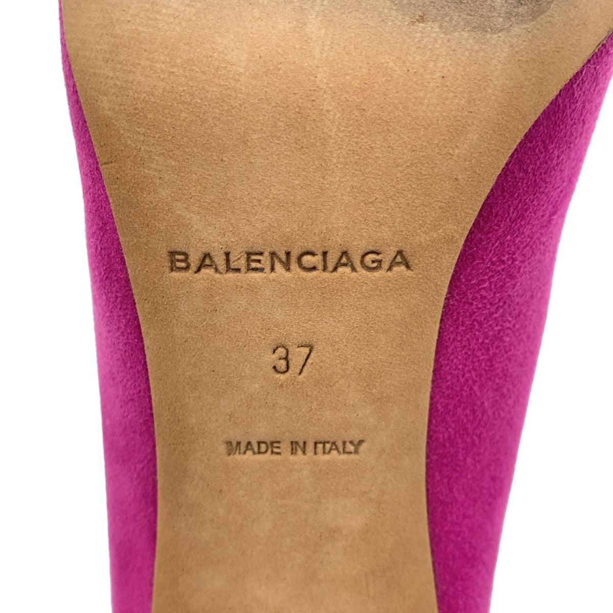 【美品】  BALENCIAGA / バレンシアガ | スエード ポインテッドトゥ ヒール パンプス | 37 | ピンク | レディース