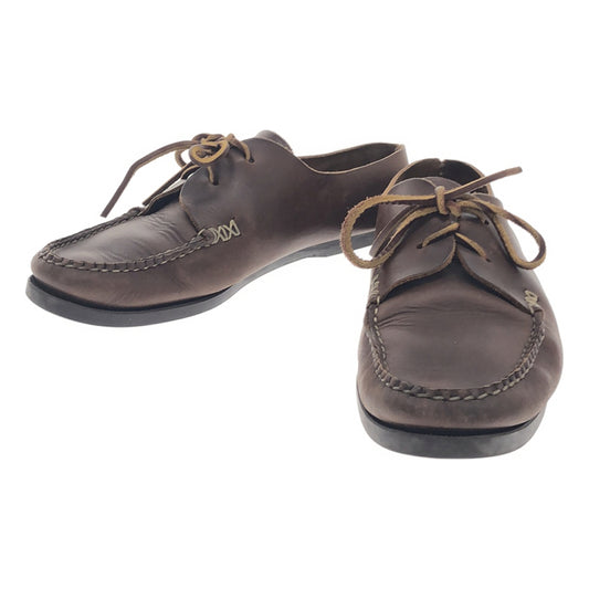 YUKETEN | 2-Piece Oxford Camp Sole Leather Moccasin Shoes | 7 1/2 | Brown | Men's