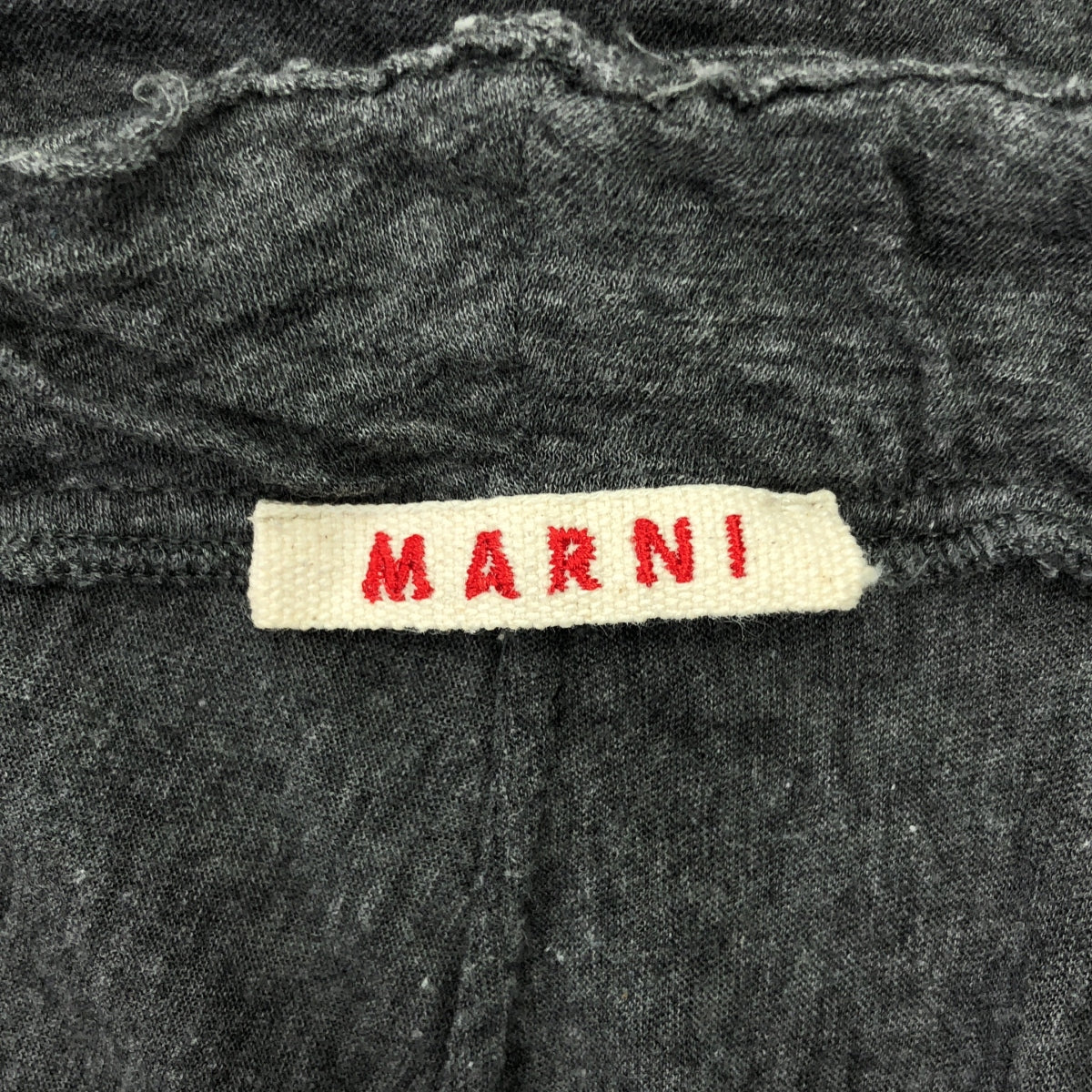 MARNI / マルニ | コットン 変形カラー Tシャツ カットソー | 42 | グレー | レディース