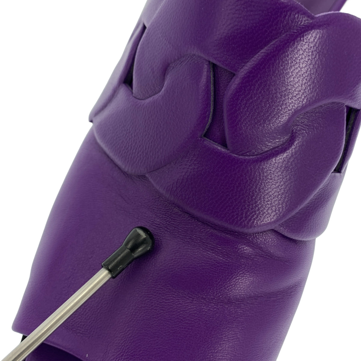 愛馬仕 | Hanna 皮革方頭高跟穆勒涼鞋 | 尺寸 37 1/2 | 女款