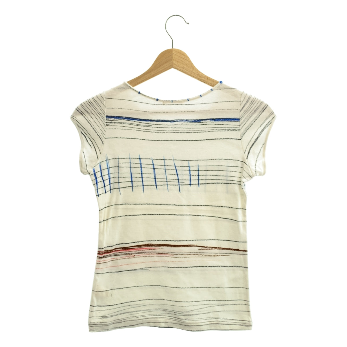 mina perhonen / 미나펠호넨 | landscape ground / 총무늬 크루넥 티셔츠 컷소우 |