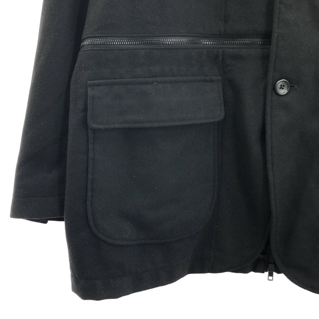 Engineered Garments / エンジニアドガーメンツ | 2024AW | Zip Jacket - Solid Poly Wool Flannel - / ウール ジップ シングルブレスト ジャケット | S | メンズ