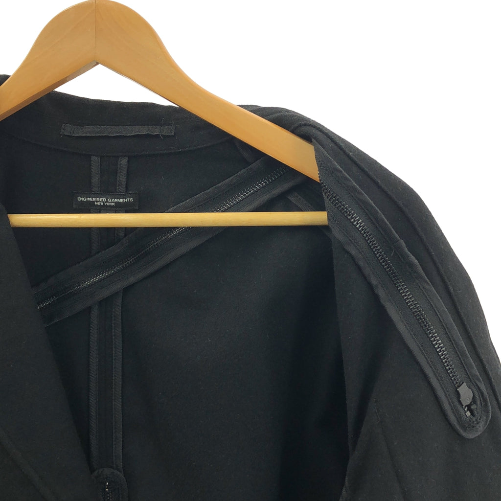 Engineered Garments / エンジニアドガーメンツ | 2024AW | Zip Jacket - Solid Poly Wool Flannel - / ウール ジップ シングルブレスト ジャケット | S | メンズ