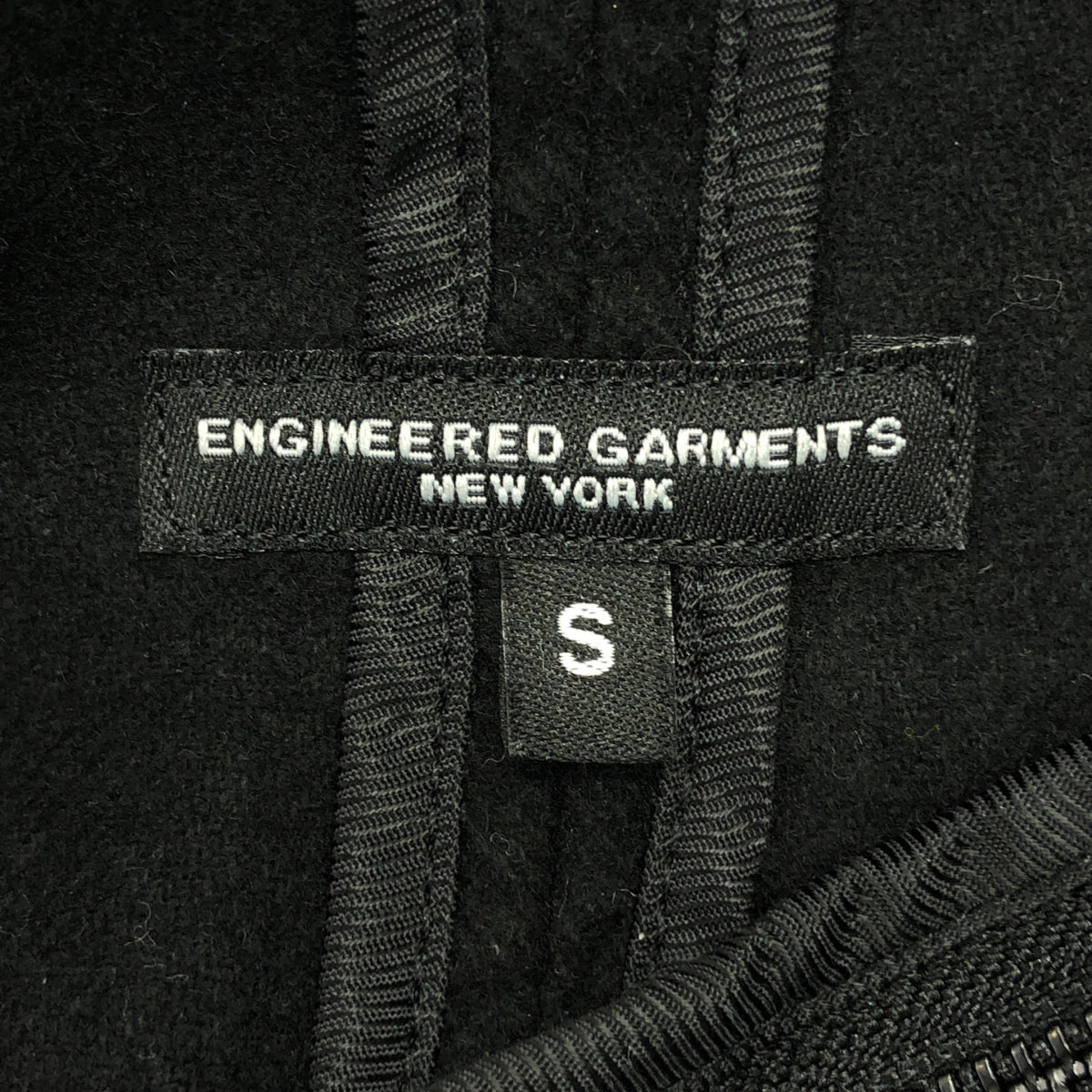 Engineered Garments / エンジニアドガーメンツ | 2024AW | Zip Jacket - Solid Poly Wool Flannel - / ウール ジップ シングルブレスト ジャケット | S | メンズ