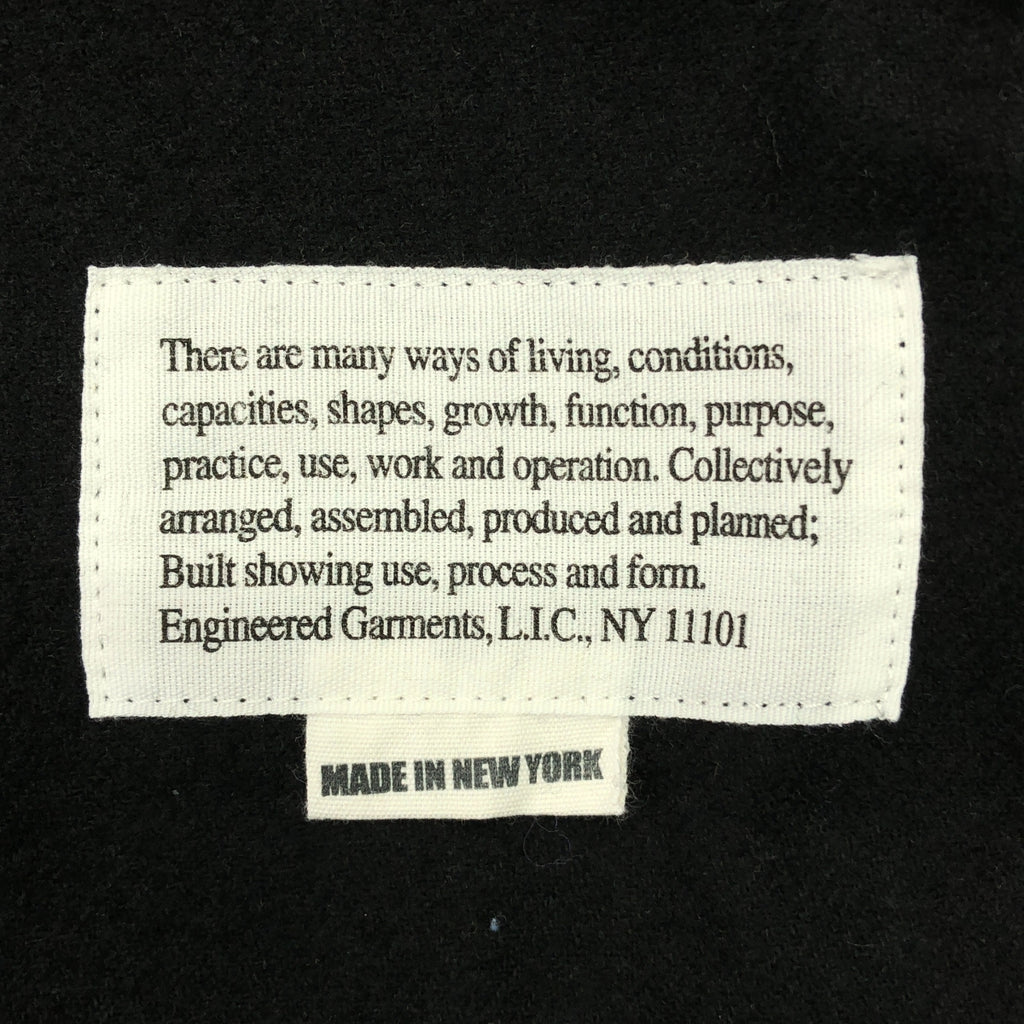Engineered Garments / エンジニアドガーメンツ | 2024AW | Zip Jacket - Solid Poly Wool Flannel - / ウール ジップ シングルブレスト ジャケット | S | メンズ
