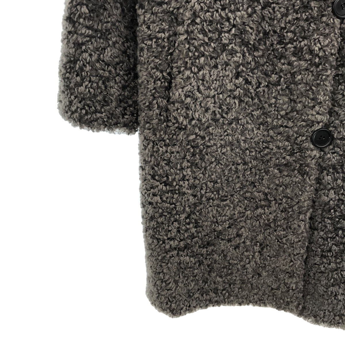 LIGNAGGIO | Single long fur coat | M | Women's