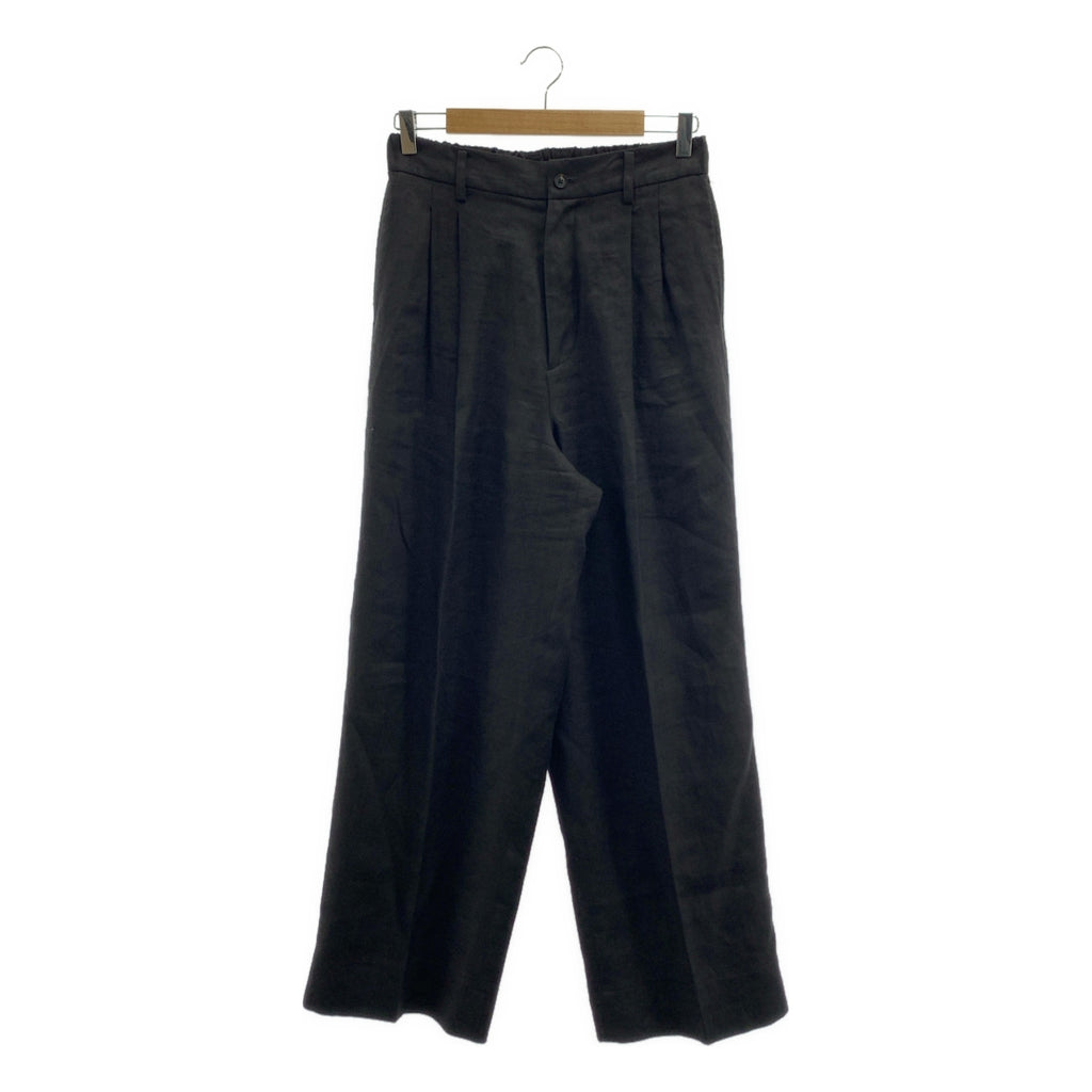 史丹 | 伊勢丹 EX 005 / 亞麻羊毛寬鬆長版寬褲 | S 碼 | 男士
